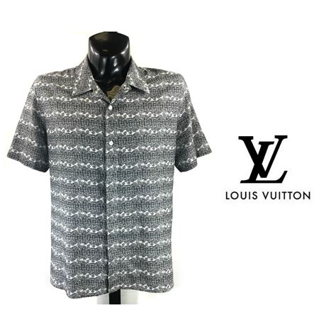 louis vuitton button up short sleeve|louis vuitton shirts for men.